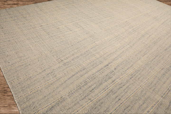 Celeste Rug Multi Size Hand Woven Beige Wool Plaid Flatweave Geometric Modern Area Rug by