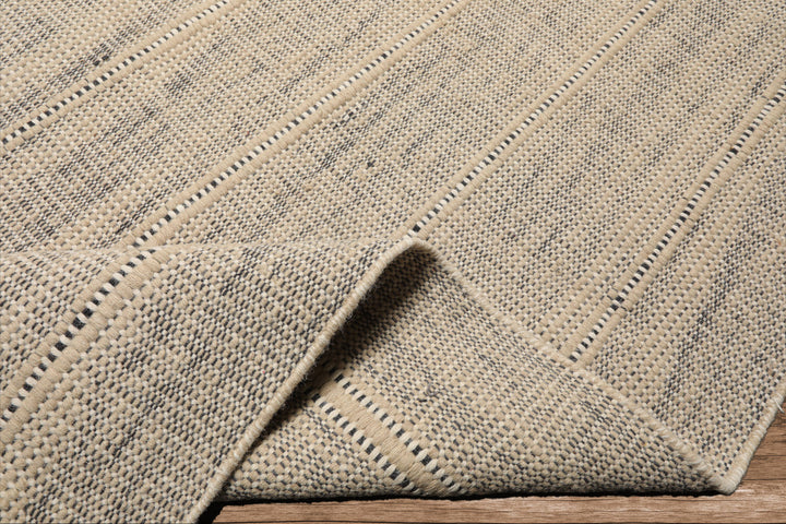 Celeste Rug Multi Size Hand Woven Beige Wool Plaid Flatweave Geometric Modern Area Rug by