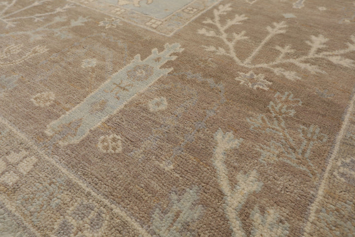 Celeste Rug Multi Sizes Sage Wool Oriental Rug  Hand Knotted Oushak Stone Wash