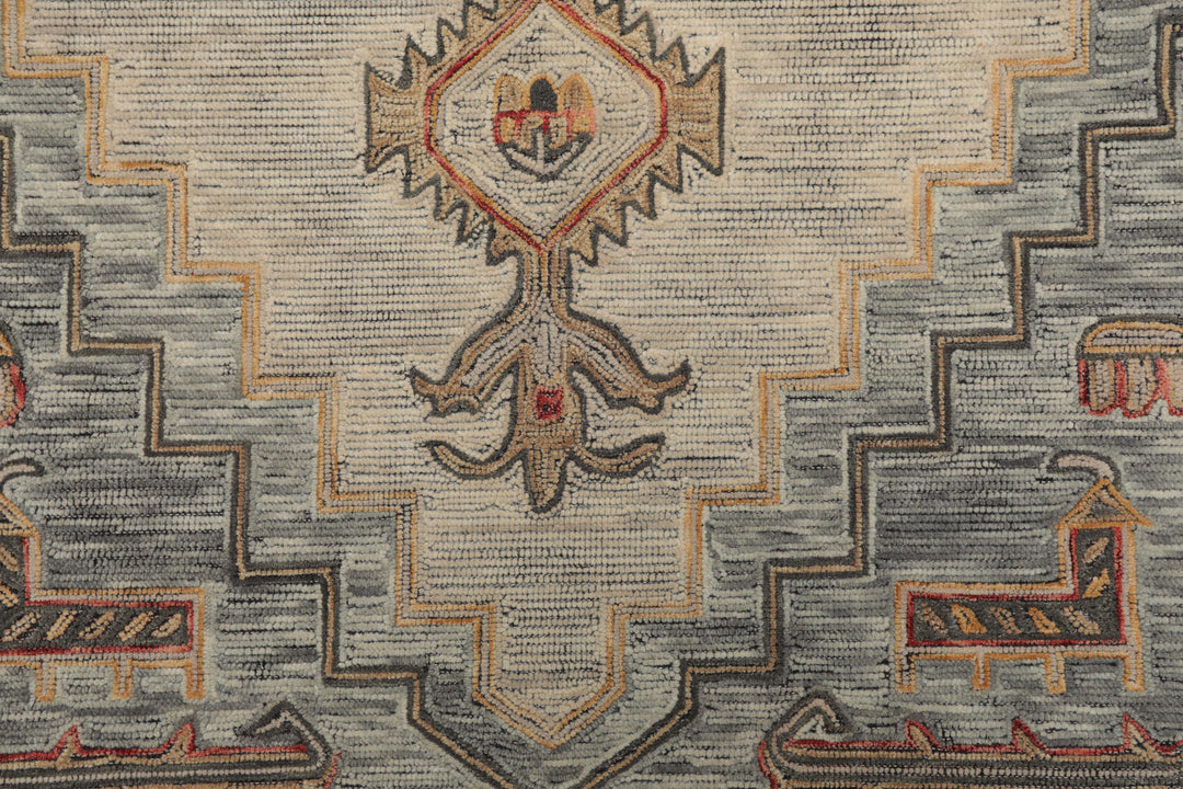 Celeste Rugs 2'x3' Ivory Hand Tufted Traditional Arts & Crafts Wool Oriental Area Rug by LoomBloom