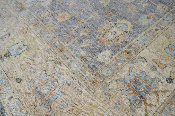 Celeste Rugs Hand Knotted Wool Oriental Area Rug Traditional Blue Oushak Design Multi Sizes.