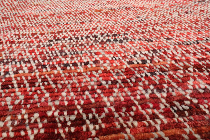 Celeste Rugs 8x10 Grass Hand Knotted 100% Wool Oriental Area Rug Beige & Red Traditional Design