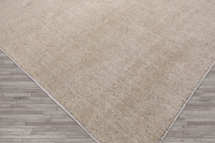 Multi Size Taupe Color Hand Tufted Textured New Zealand Wool Contemporary Oriental Rug