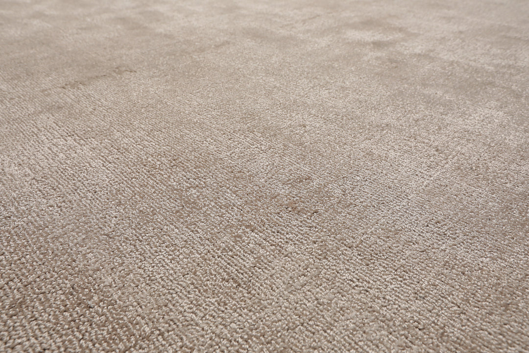 Multi Size Taupe Color Hand Tufted Textured 100% Viscose Contemporary Oriental Rug