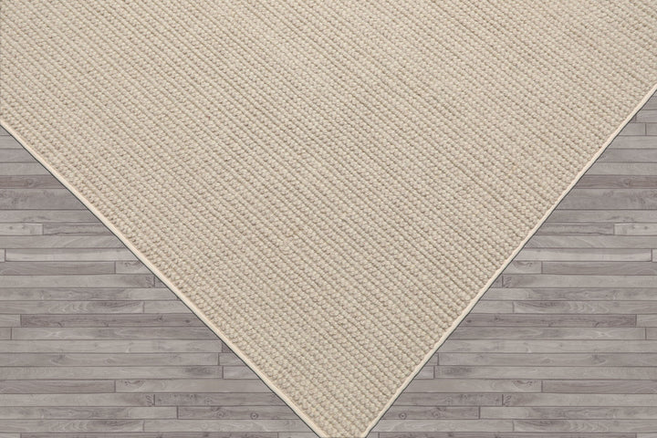 Multi Size Beige Color Hand Tufted Textured New Zealand Wool Contemporary Oriental Rug