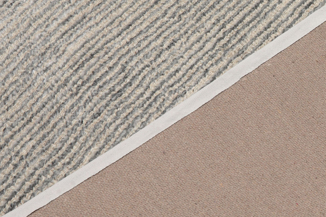 Multi Size Beige Gray Color Hand Tufted Textured New Zealand Wool Contemporary Oriental Rug