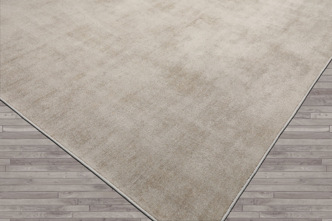 Multi Size Gray Beige Color Hand Tufted Textured New Zealand Wool Contemporary Oriental Rug