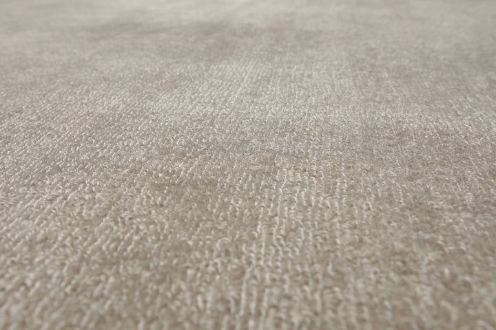 Multi Size Gray Beige Color Hand Tufted Textured New Zealand Wool Contemporary Oriental Rug