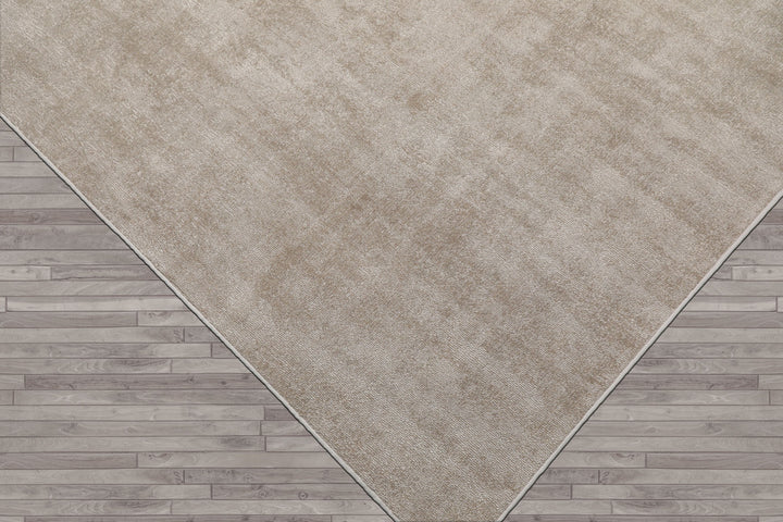 Multi Size Gray Beige Color Hand Tufted Textured New Zealand Wool Contemporary Oriental Rug