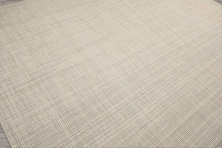 Multi Size Beige Gray Color Hand Woven Textured New Zealand Wool Contemporary Oriental Rug