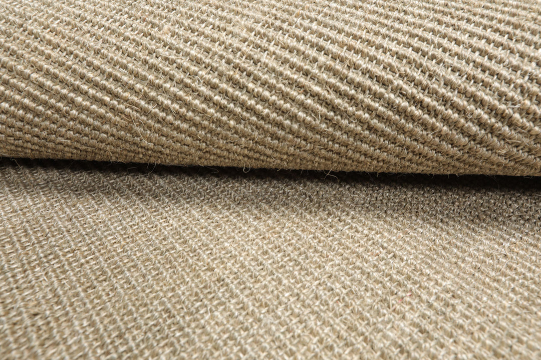 Multi Size Tan Moss Color Hand Woven Textured Sisal Modern Oriental Rug