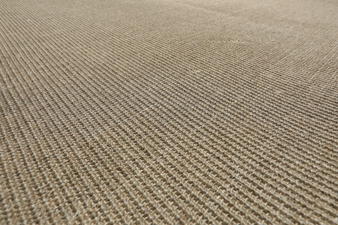 Multi Size Tan Moss Color Hand Woven Textured Sisal Modern Oriental Rug