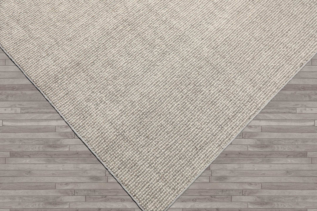 Multi Size Ivory Gray Color Hand Tufted Herringbone New Zealand Wool Modern Oriental Rug