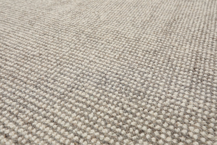 Multi Size Ivory Gray Color Hand Tufted Herringbone New Zealand Wool Modern Oriental Rug