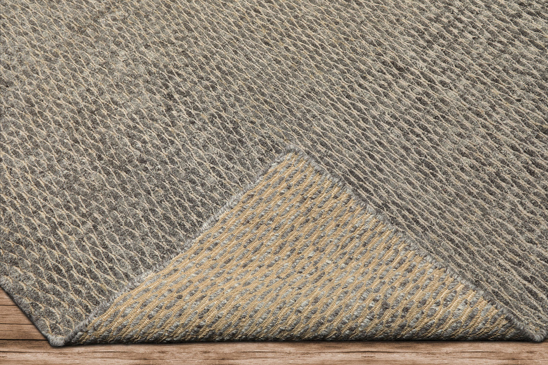 8x11 Gray, Beige, Color Hand Knotted Tibetan Wool & Jute Contemporary Oriental Rug