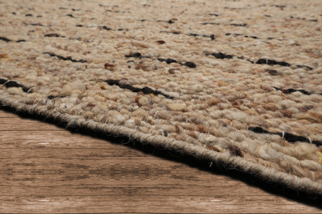 Celeste Rug Geometric Oriental Oatmeal Hand Woven Wool Flatweave Rug   Design Multi Sizes