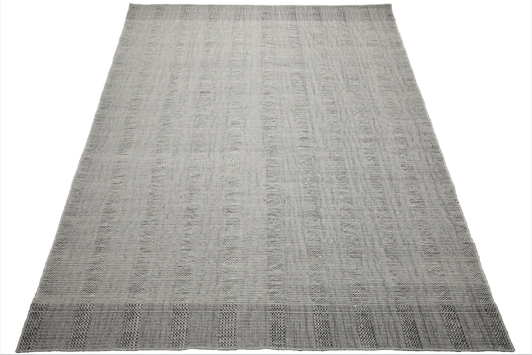 Celeste Rug Multi Size Hand Woven Celadon Wool Plaid Flatweave Modern Area Rug by