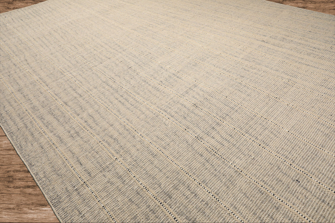 Celeste Rug Multi Size Hand Woven Beige Wool Plaid Flatweave Geometric Modern Area Rug by