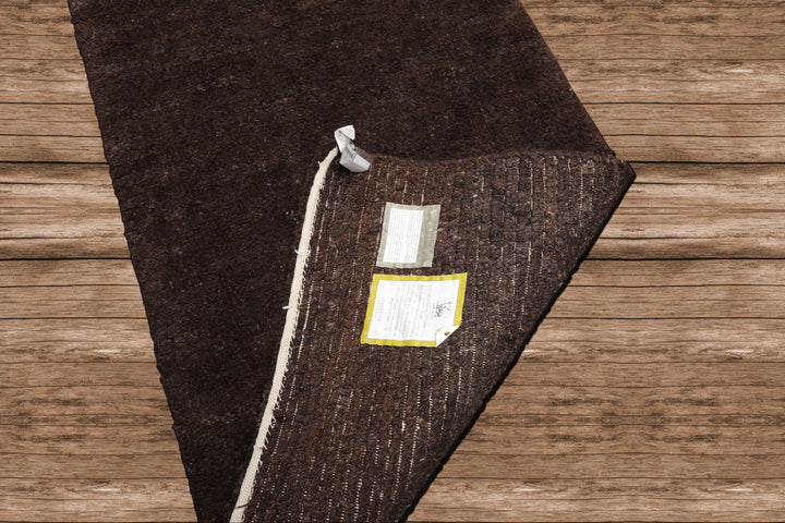 Celeste Rugs  Tufenkian 3'x4'9" Cocoa Tibetan Hand Knotted Contemporary Wool Oriental Area Rug