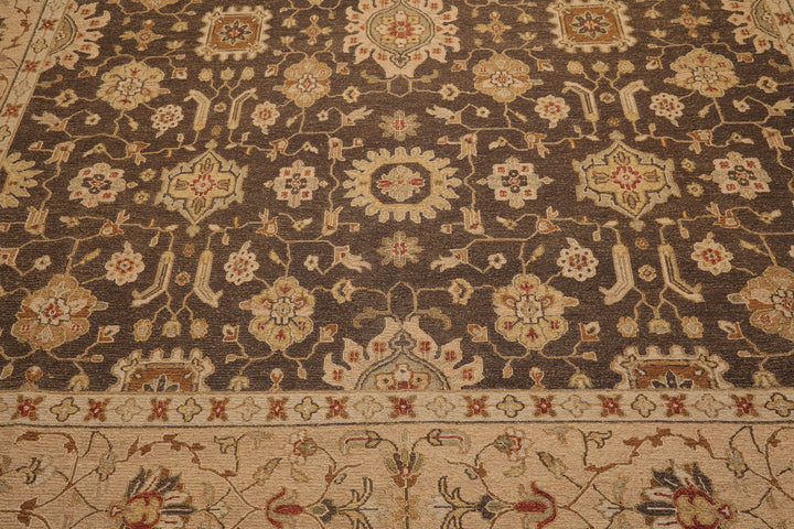 Celeste Rugs  Nourison Nourmak Soumak Reversible 9'11''x14' Brown Hand Knotted Traditional Wool Oriental Area Rug