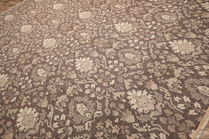 Celeste Rugs  10'1''x13'10" Brown Transitional Nourison Nourmak Soumak Reversible  Hand Knotted Wool Oriental Area Rug