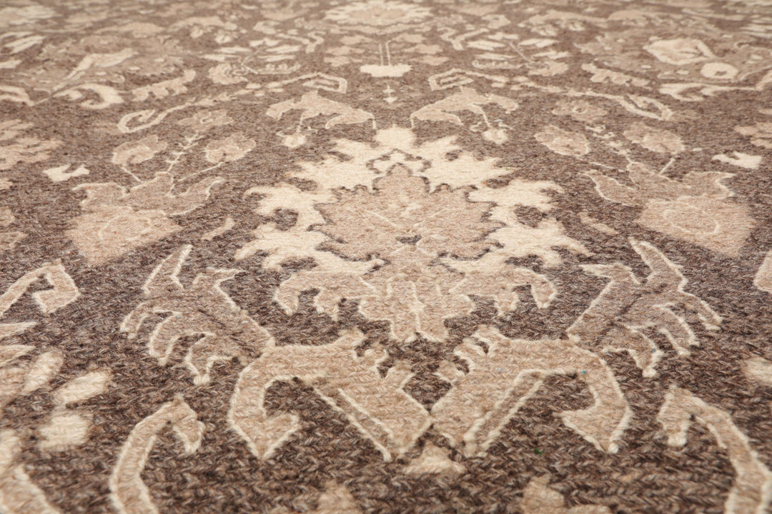 Celeste Rugs  10'1''x13'10" Brown Transitional Nourison Nourmak Soumak Reversible  Hand Knotted Wool Oriental Area Rug