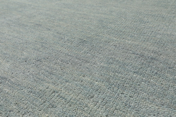 Celeste Rugs Hand Loomed Contemporary Solid Multi Sizes Slate Wool Oriental Area Rug