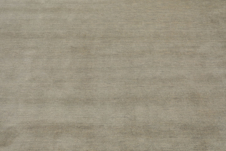 Celeste Rugs Hand Loomed Contemporary Solid Multi Sizes Gray Wool Oriental Area Rug
