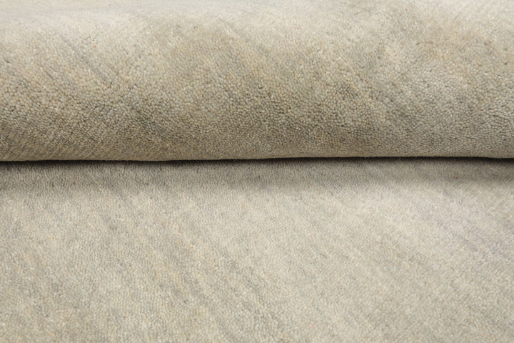 Celeste Rugs Hand Loomed Contemporary Solid Multi Sizes Gray Wool Oriental Area Rug