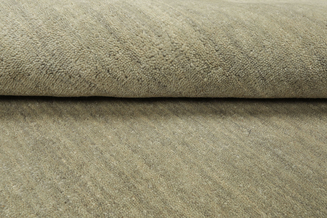 Celeste Rugs Hand Loomed Contemporary Solid Wool Multi Sizes Moss Oriental Area Rug