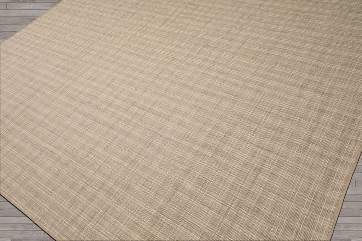 Multi Size Beige Ivory Taupe Color Hand Loomed Flatweave Wool Modern Oriental Rug