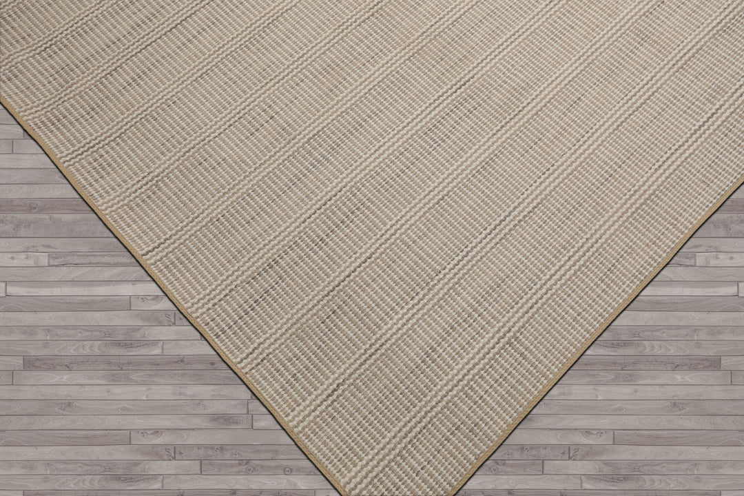 Multi Size Taupe Beige Gray Color Hand Woven Flatweave Wool Modern Oriental Rug