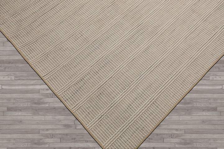 Multi Size Taupe Beige Gray Color Hand Woven Flatweave Wool Modern Oriental Rug