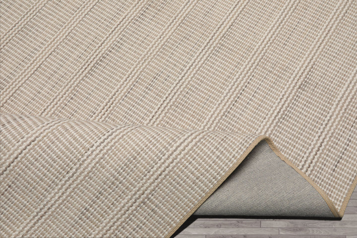 Multi Size Taupe Beige Gray Color Hand Woven Flatweave Wool Modern Oriental Rug