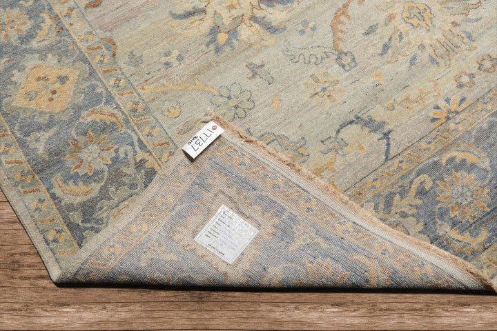 Celeste Rug 8'x10' Mint 100% Wool Afghan Oushak Rug Hand-Knotted Traditional Oriental Design
