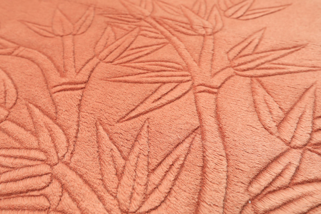 4x6 Blush, , Color Hand Knotted Solid Wool Modern & Contemporary Oriental Rug