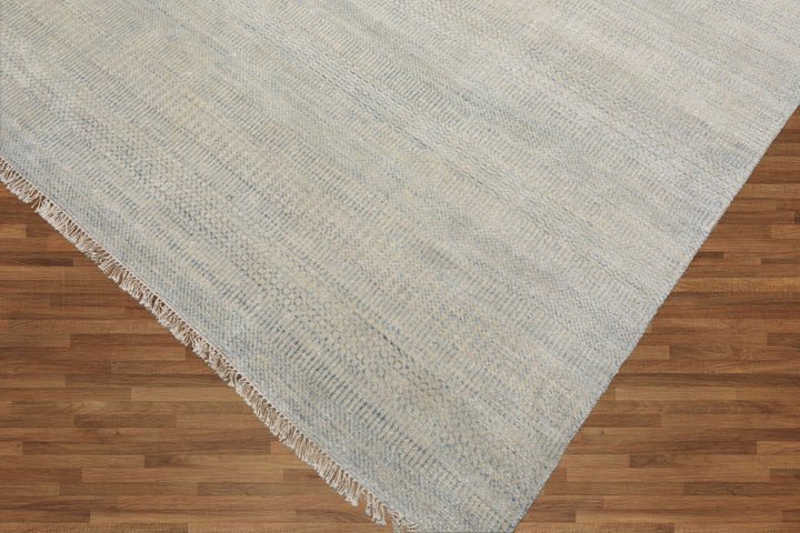 Celeste Rugs Multi Size Wool & Silk Hand Knotted  Modern & Contemporary Oriental Area Rug Beige