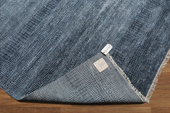 Celeste Rugs Multi Size Modern & Contemporary Hand Knotted  Wool & Silk Oriental Area Rug Blue,Gray Color
