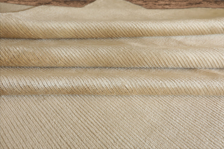 Multi Size Beige Color Hand Knotted Tibetan? Silk Contemporary Oriental Rug