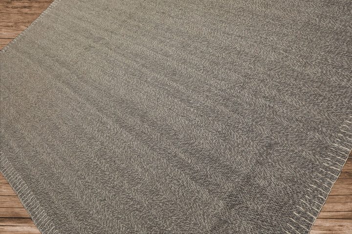 8x10 Taupe, Gray, Color Hand Woven Flatweave Wool Modern & Contemporary Oriental Rug