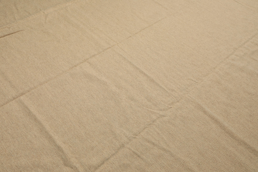 9x12 Beige, , Color Hand Woven Superfine Kilim Wool Modern Oriental Rug