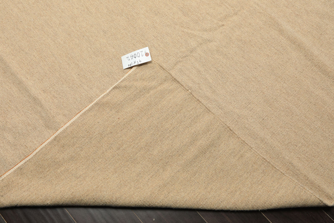 9x12 Beige, , Color Hand Woven Superfine Kilim Wool Modern Oriental Rug