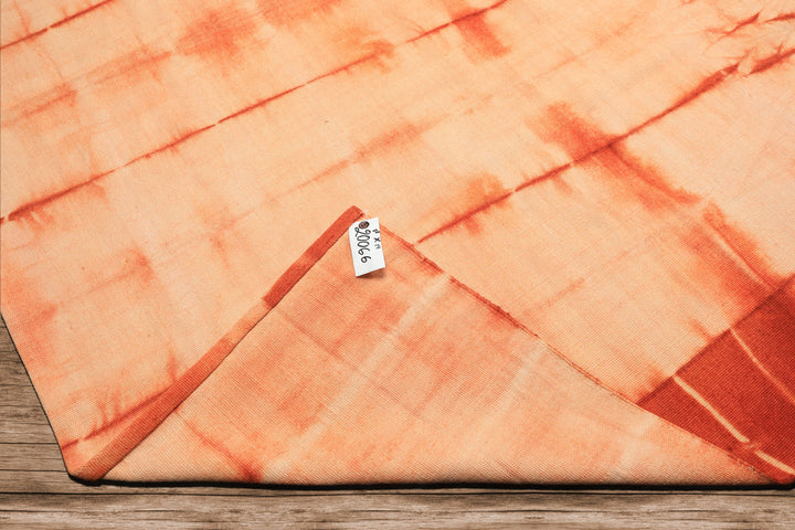 8x14 Ivory, Peach, Orange Color Hand Woven Kilim Wool Modern & Contemporary Oriental Rug