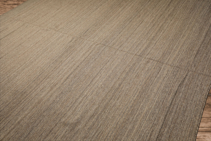 10x14 Taupe, , Color Hand Woven Kilim Wool Modern & Contemporary Oriental Rug