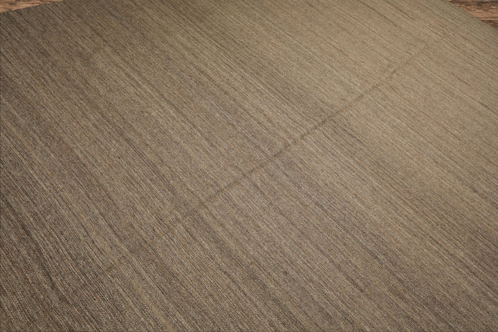 10x14 Taupe, , Color Hand Woven Kilim Wool Modern & Contemporary Oriental Rug