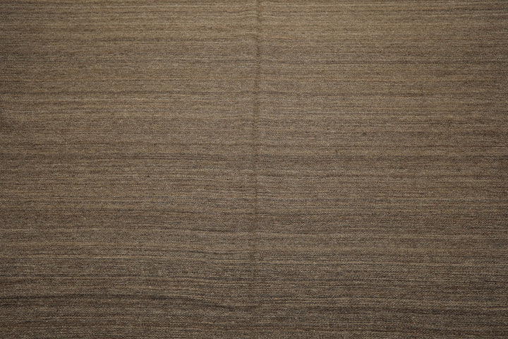 10x14 Taupe, , Color Hand Woven Kilim Wool Modern & Contemporary Oriental Rug