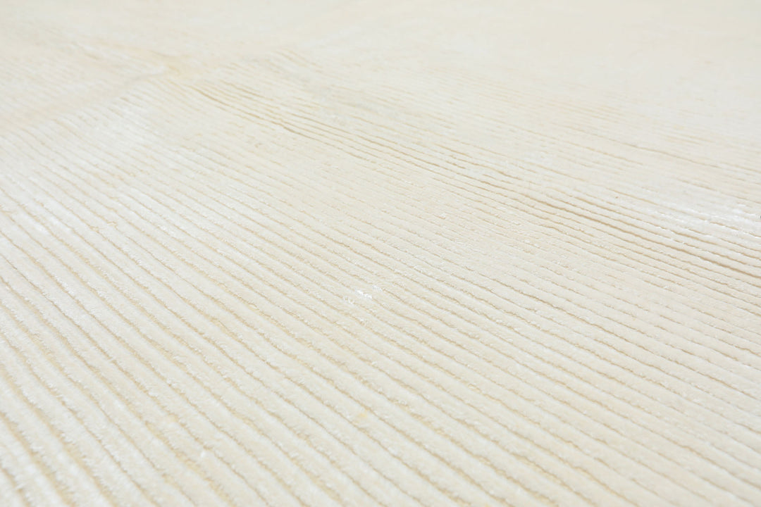Runner Off White, , Color Hand Knotted Tibetan Viscose Moden &amp; Contemporary Oriental Rug