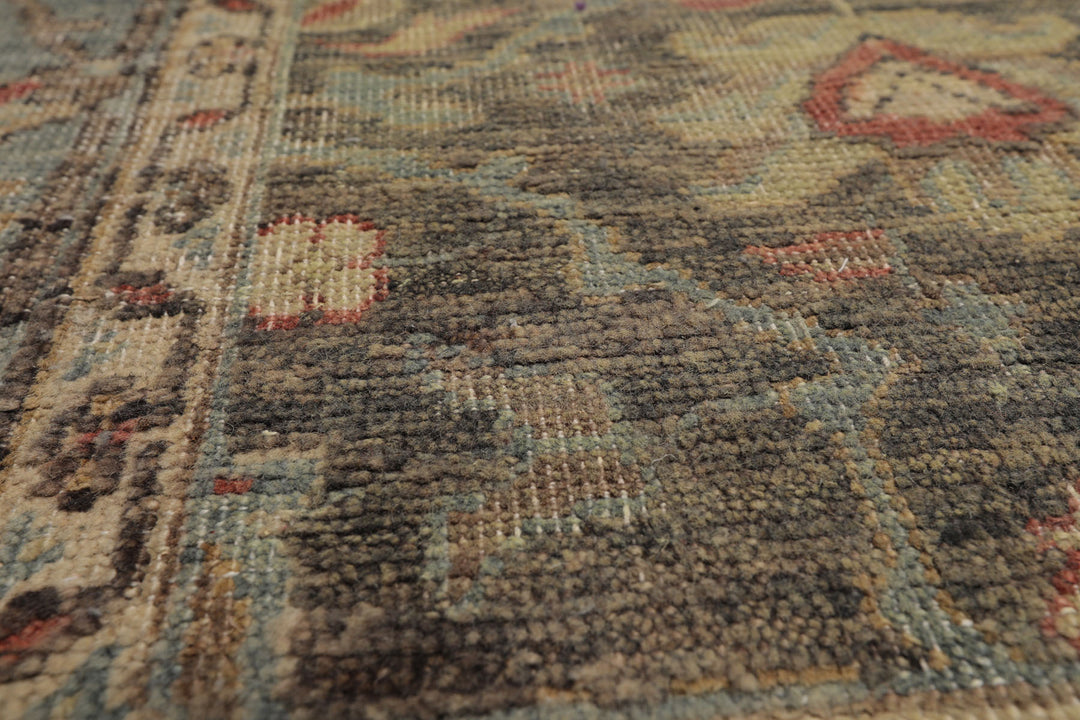 5x7 Hand Knotted Afghan 100% Wool Traditional Oriental Area Rug Gray Beige