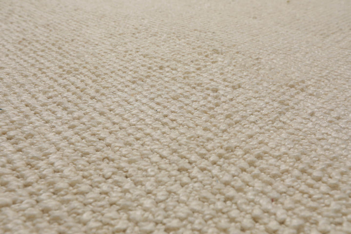 Multi Size Ivory Color Hand Tufted Textured New Zealand Wool Contemporary Oriental Rug