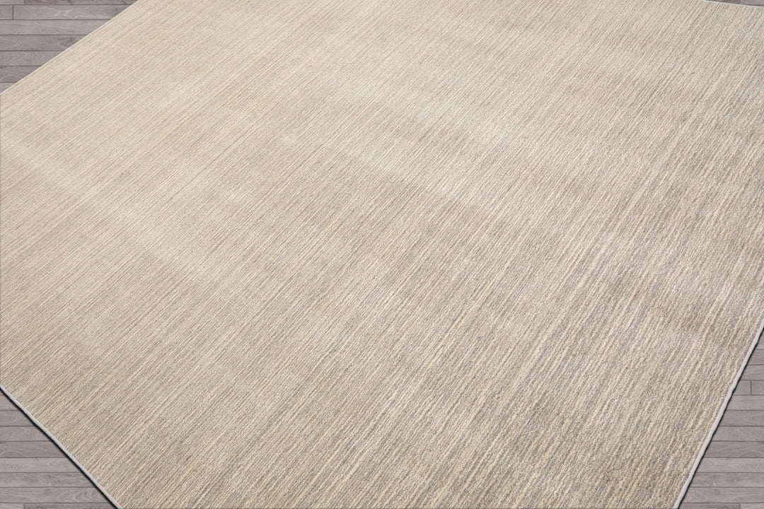 Multi Size Beige Gray Color Hand Tufted Textured New Zealand Wool Contemporary Oriental Rug